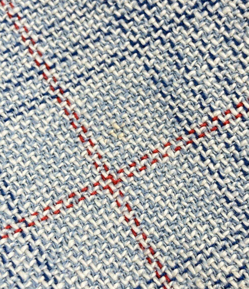 ベルヴェスト リネン テーラードジャケット チェック柄 メンズ SIZE 50 (XL) BELVEST