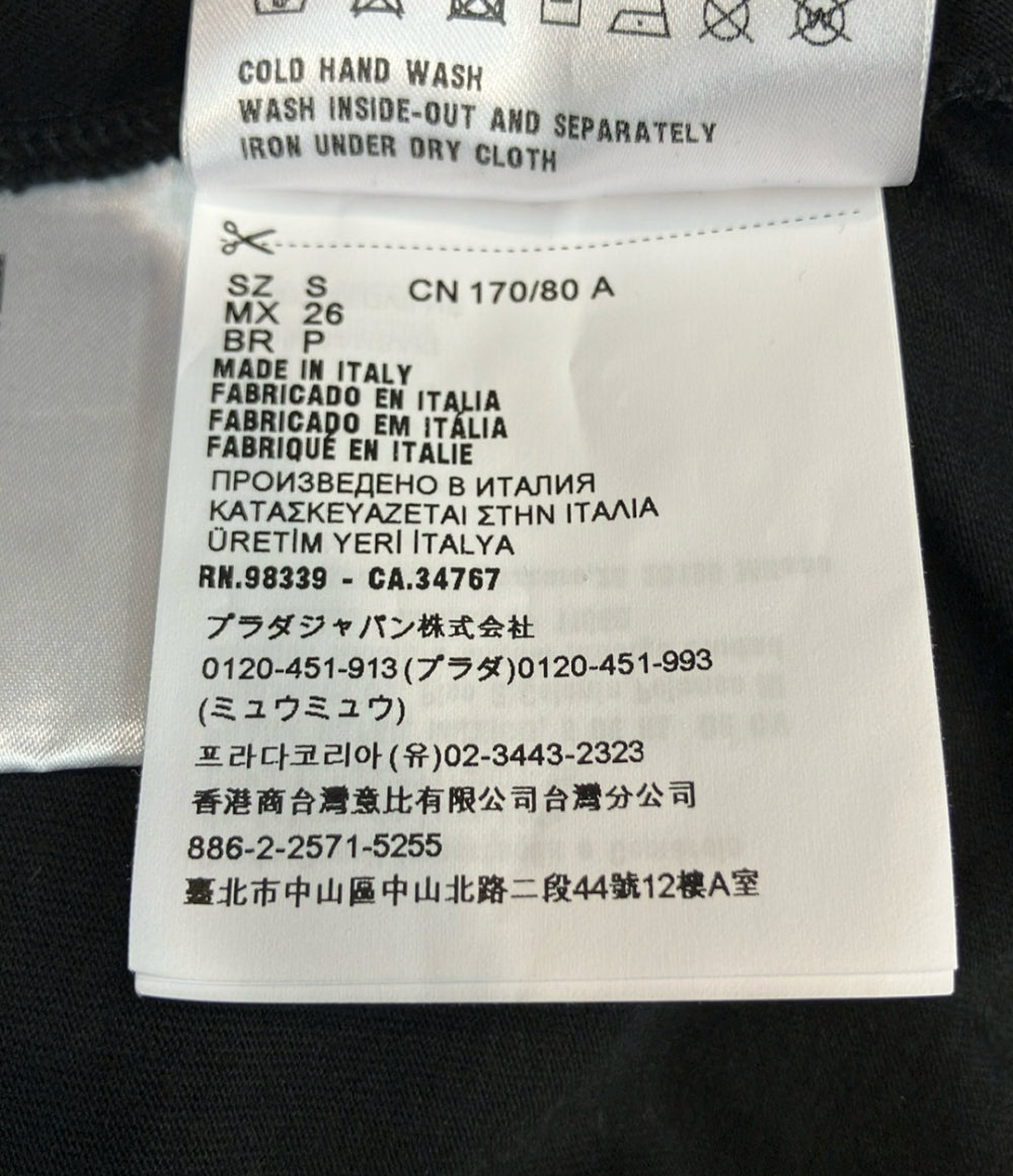 Miu Miu 長袖Tシャツ ロゴ MJL949 232 104N レディース SIZE S ミュウ