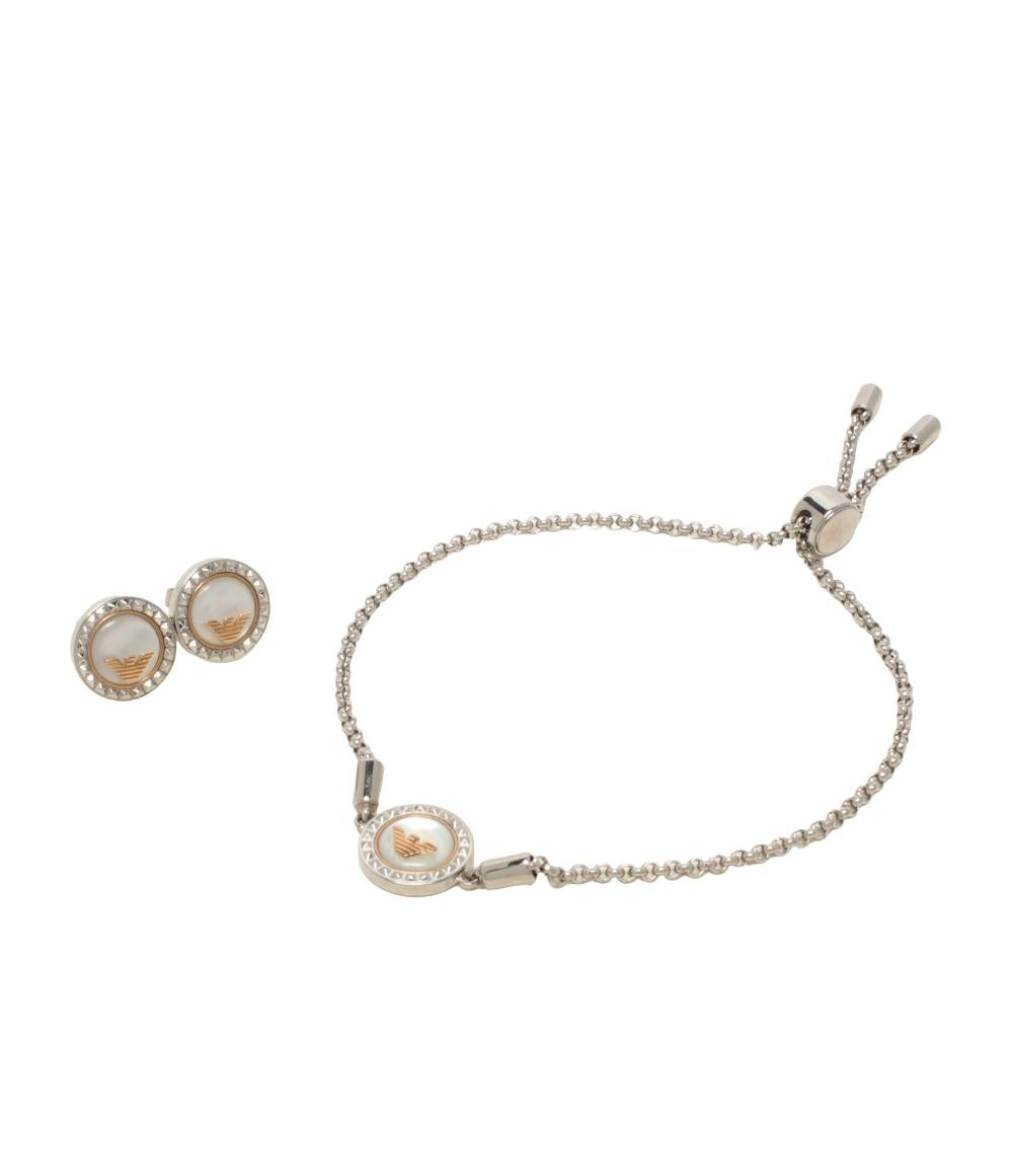 美品 Emporio Armani ピアス ブレスレット2点セット レディース エンポリオ・アルマーニ