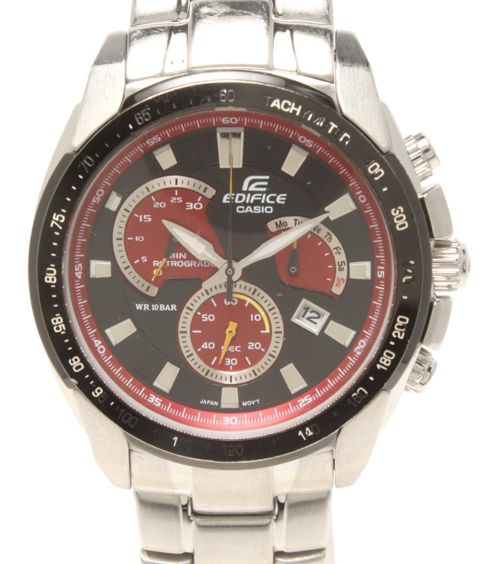 CASIO 腕時計 エディフィス EDIFICE クオーツ ブラック EF-521DJ メンズ カシオ