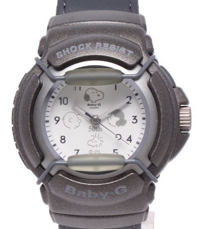CASIO 腕時計 スヌーピー ベビージー Baby-G クオーツ ホワイト BG-20 レディース カシオ