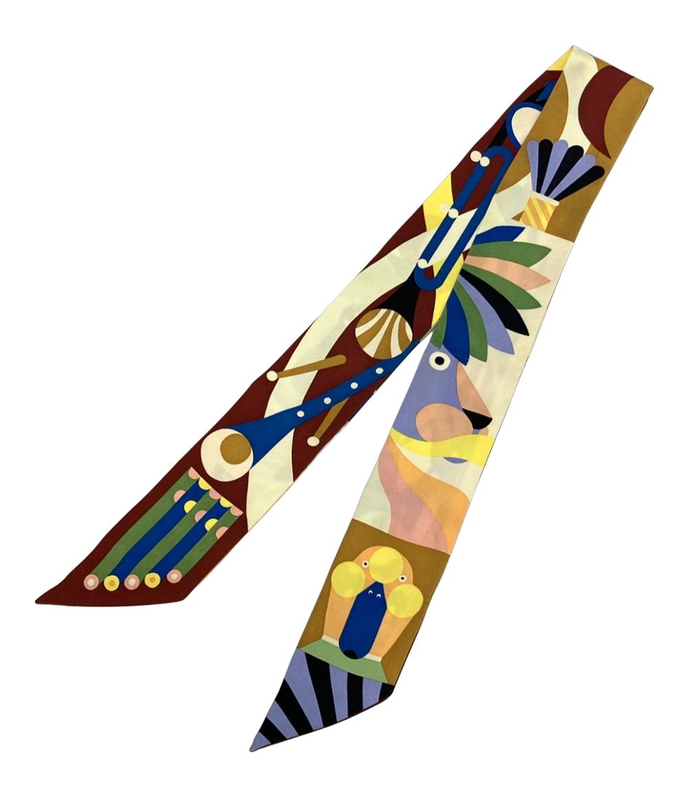 エルメス スカーフ シルク100% PARADE EN FANFARE ツイリー レディース HERMES