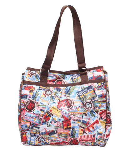 美品 LeSportsac 2WAYトートバッグ ショルダーバッグ 肩掛け 斜め掛け レディース レスポートサック