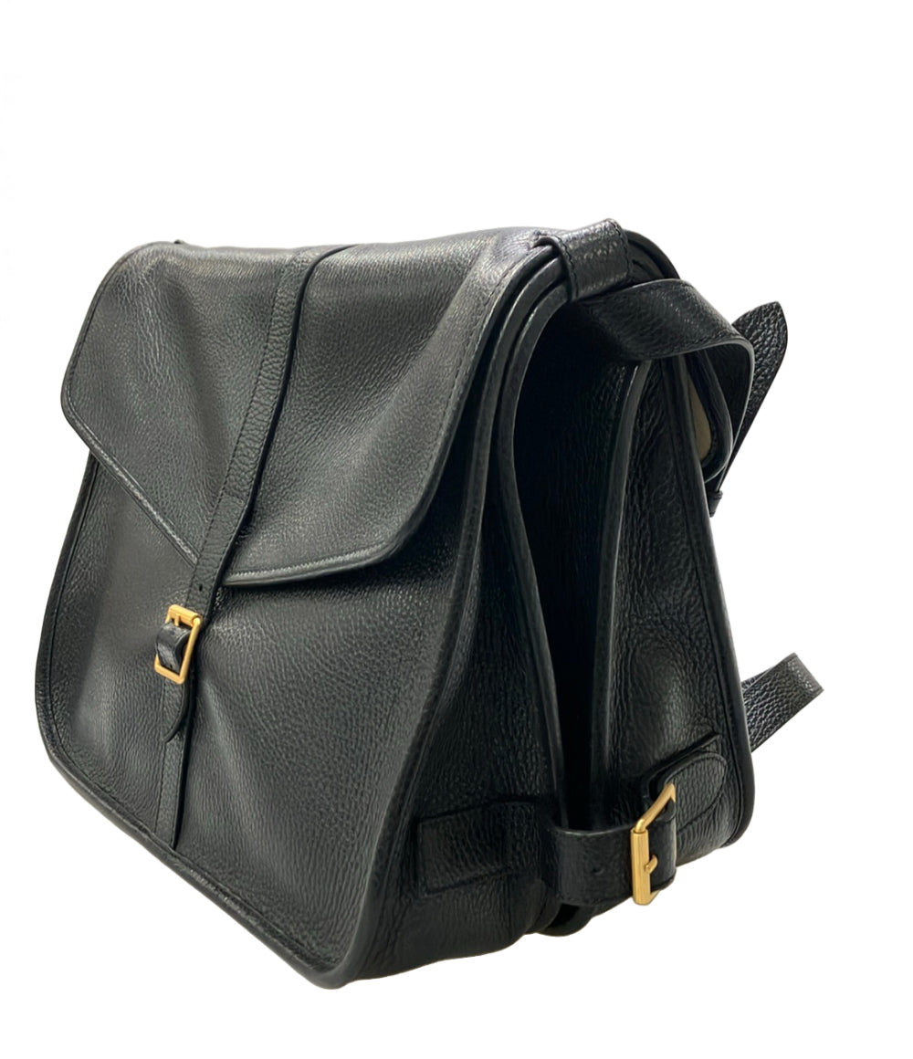 美品 ZANCHETTI ショルダーバッグ 斜め掛け レザー レディース ザンゲッティ