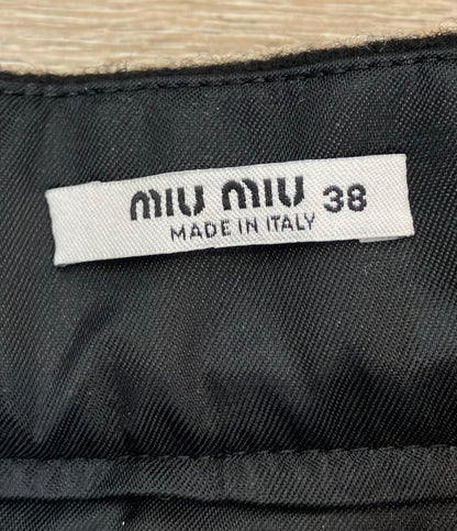 ミュウ ミュウ フラップ付スカート レディース SIZE 38 (M) Miu Miu