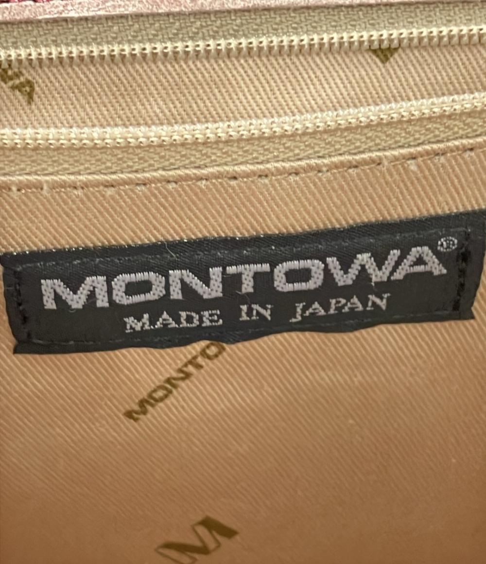 モントワ クロコ型押しミニハンドバッグ レディース MONTOWA