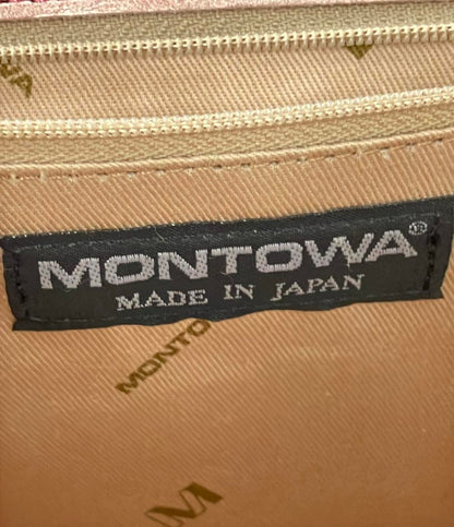 モントワ クロコ型押しミニハンドバッグ レディース MONTOWA