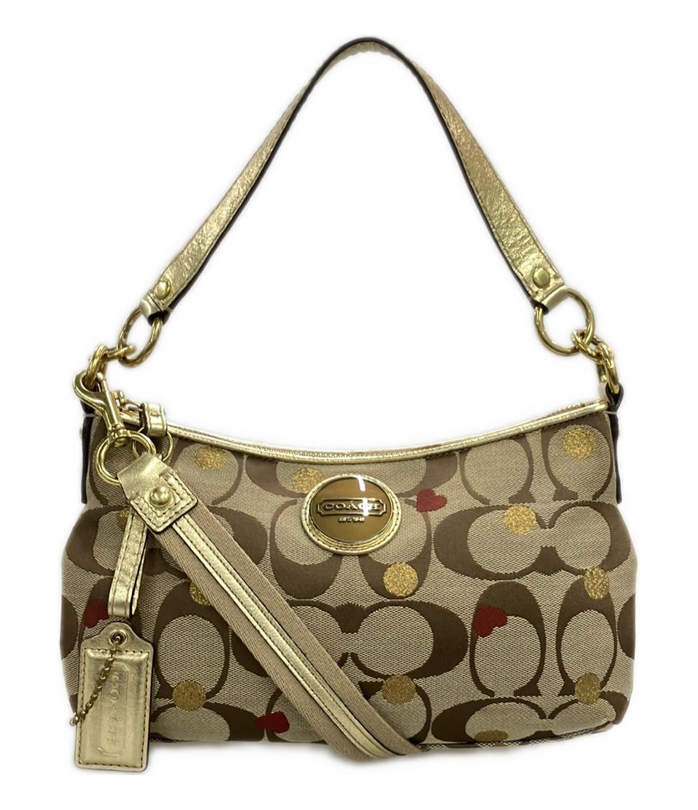 COACH ハンドバッグ ショルダーバッグ 2WAY 斜め掛け キャンバス 総柄 シグネチャー F19125 レディース コーチ