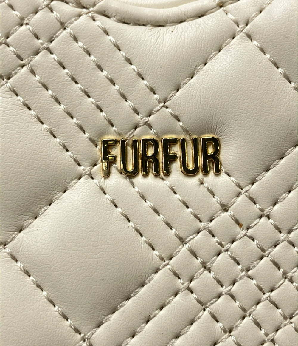fur fur チェーンショルダーバッグ ハート レディース ファーファー