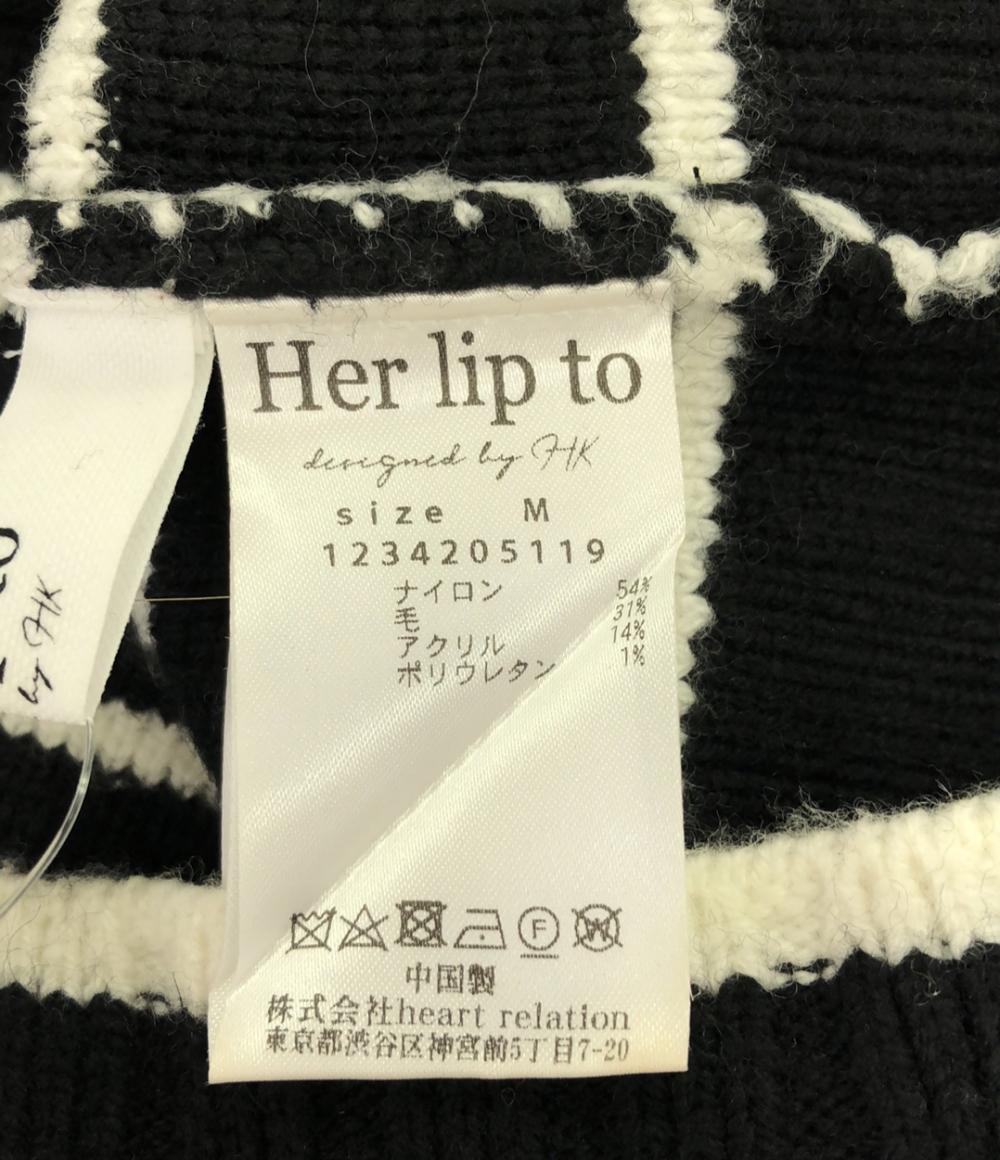 ハーリップトゥ タートルセーター レディース SIZE M (M) Her lip to