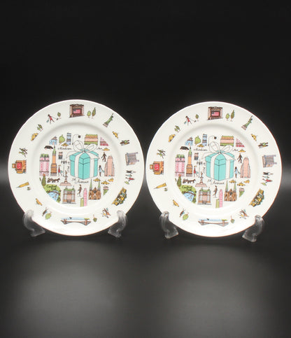 美品 Tiffany & Co. プレート 皿 2点セット 19cm 5th アベニュー ティファニー