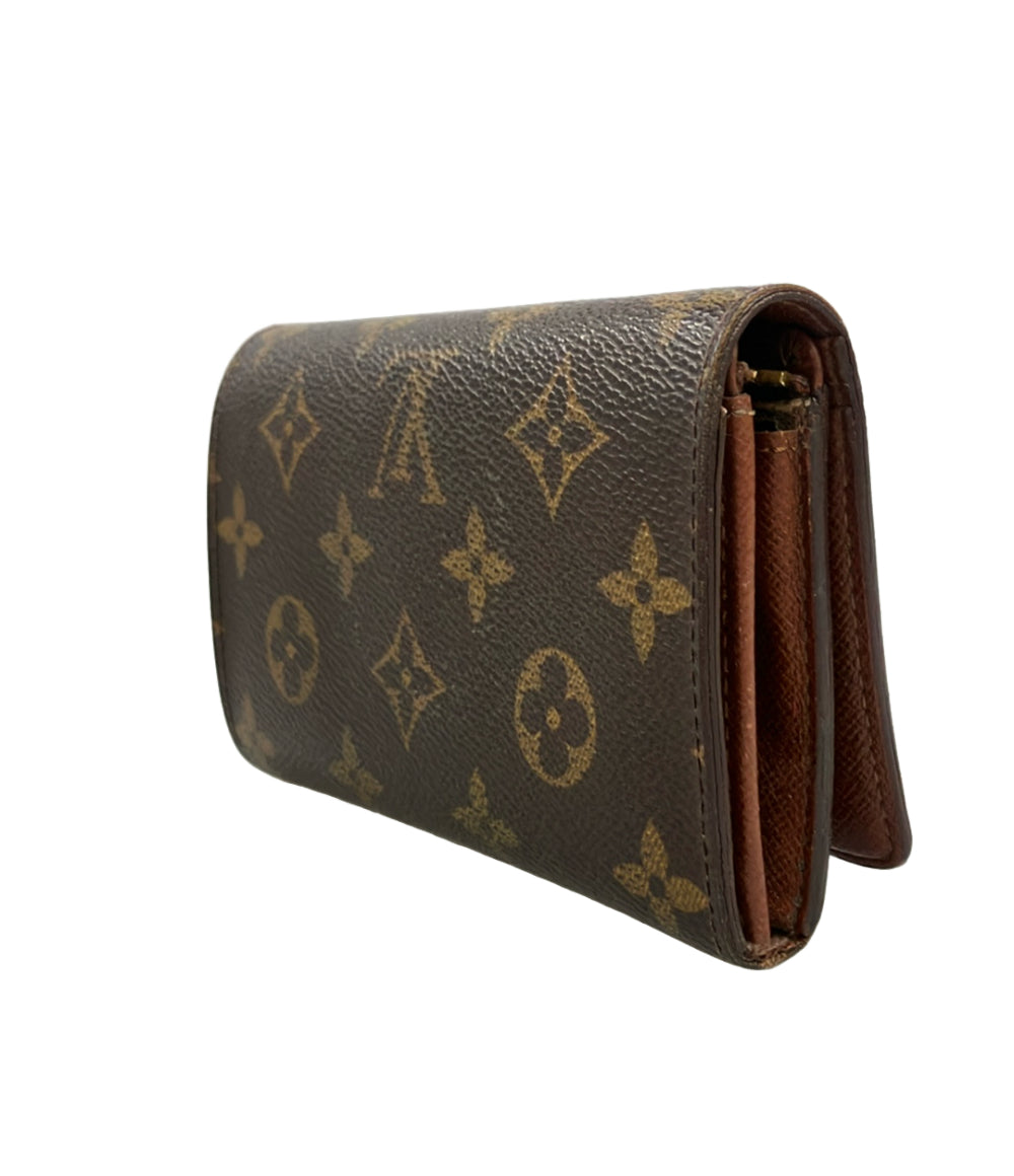 LOUIS VUITTON 二つ折り財布 ポルトフォイユ トレゾール モノグラム M61736 レディース メンズ ルイ・ヴィトン