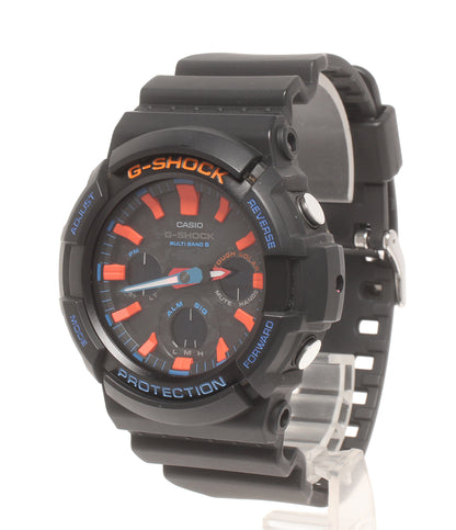 美品 CASIO 腕時計 G-SHOCK 電波ソーラー ソーラー ブラック GAW-100CT メンズ カシオ