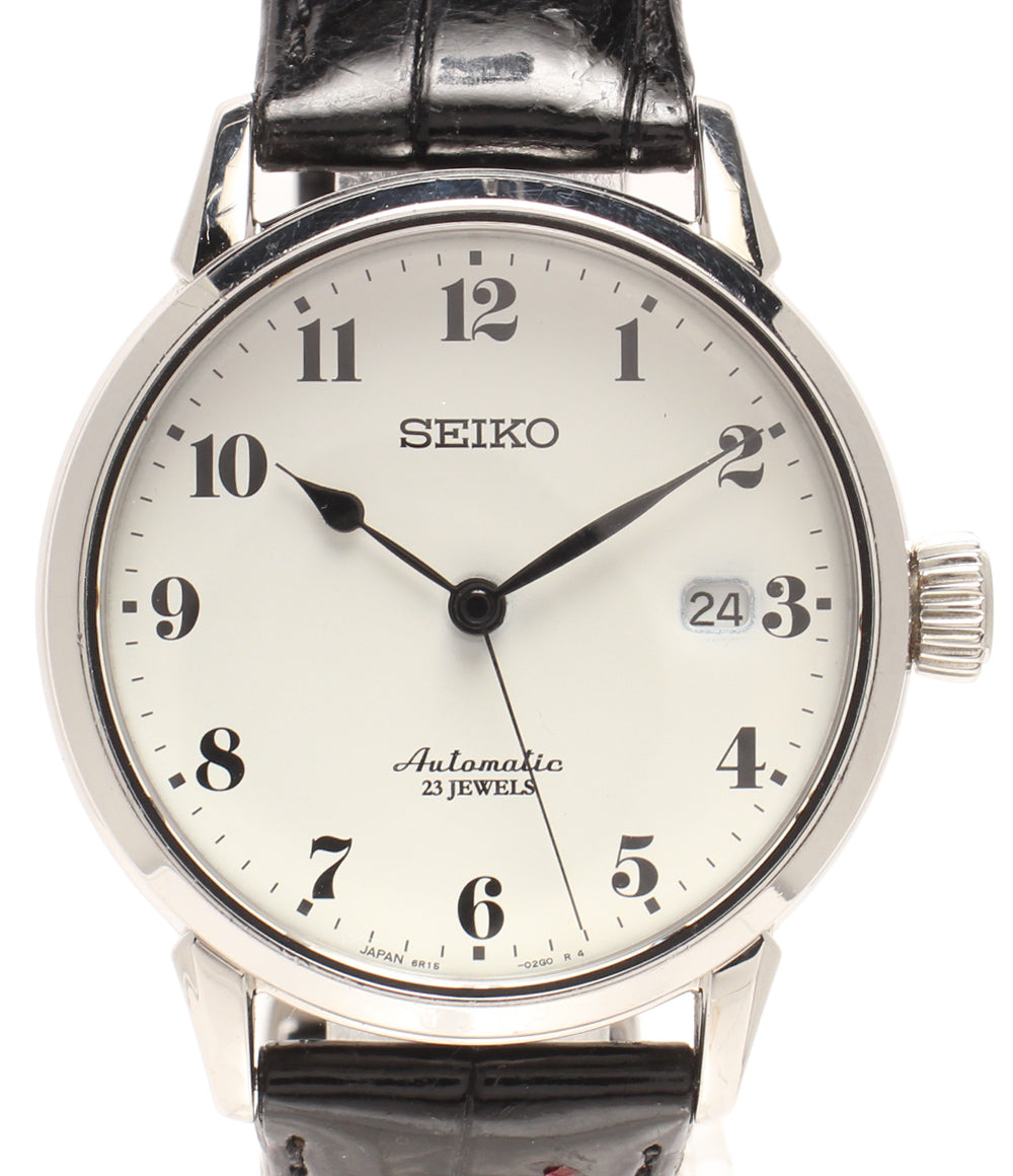 SEIKO 腕時計 プレザージュ 自動巻き ホワイト SARX027 メンズ セイコー