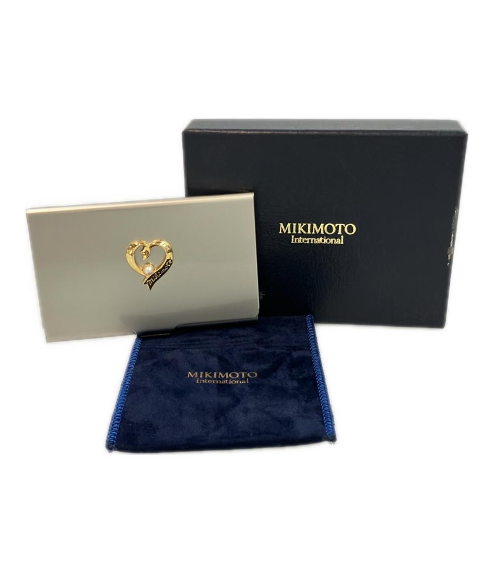 ミキモト 名刺入れ レディース MIKIMOTO