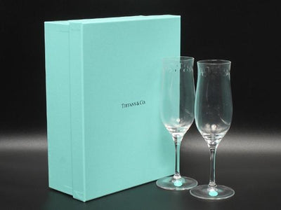 TIFFANY&Co. シャンパングラス 2点セット ペア スウィング ティファニー