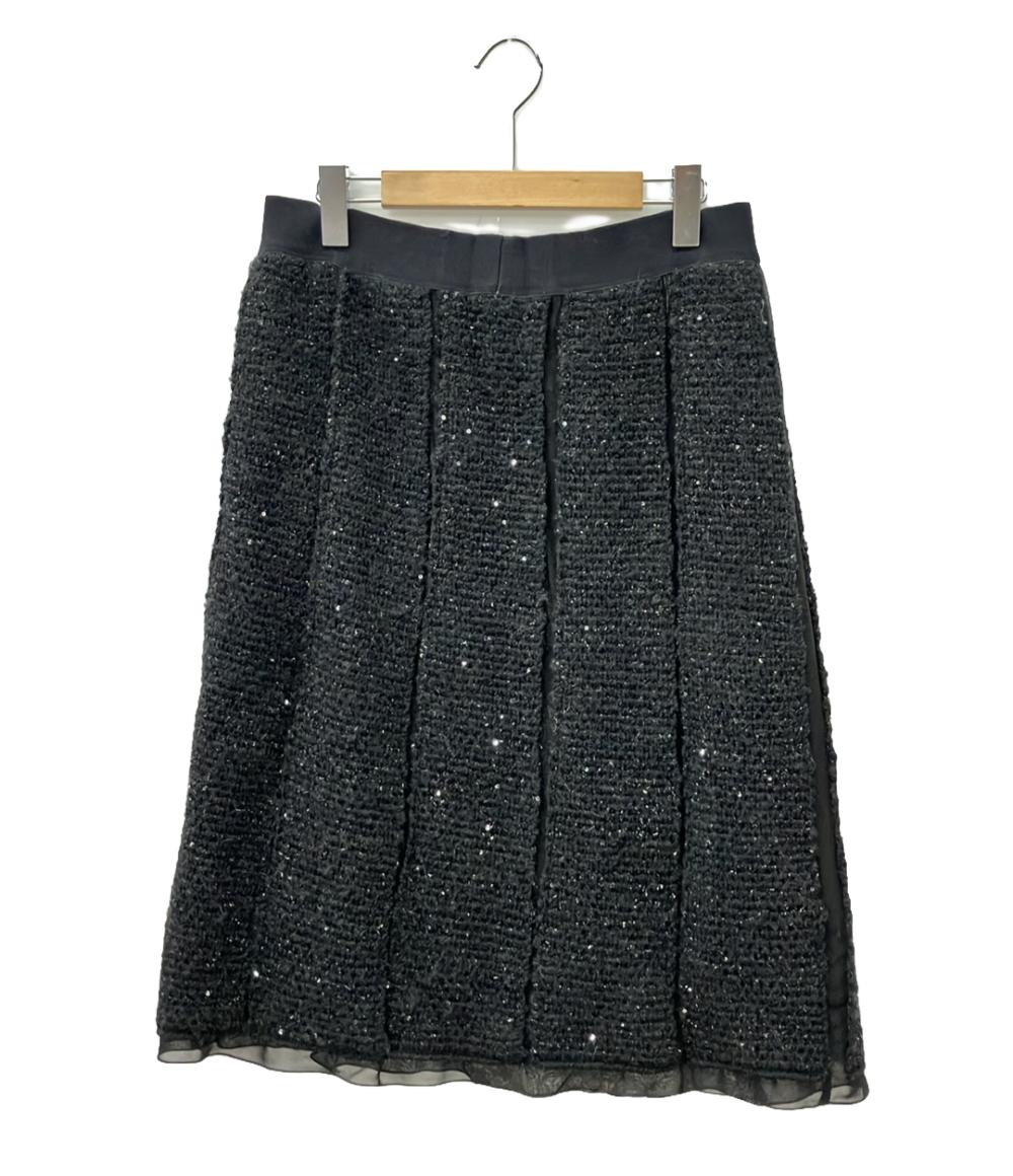 レコパン スパンコールニットスカート レディース SIZE 44 (L) Les Copains