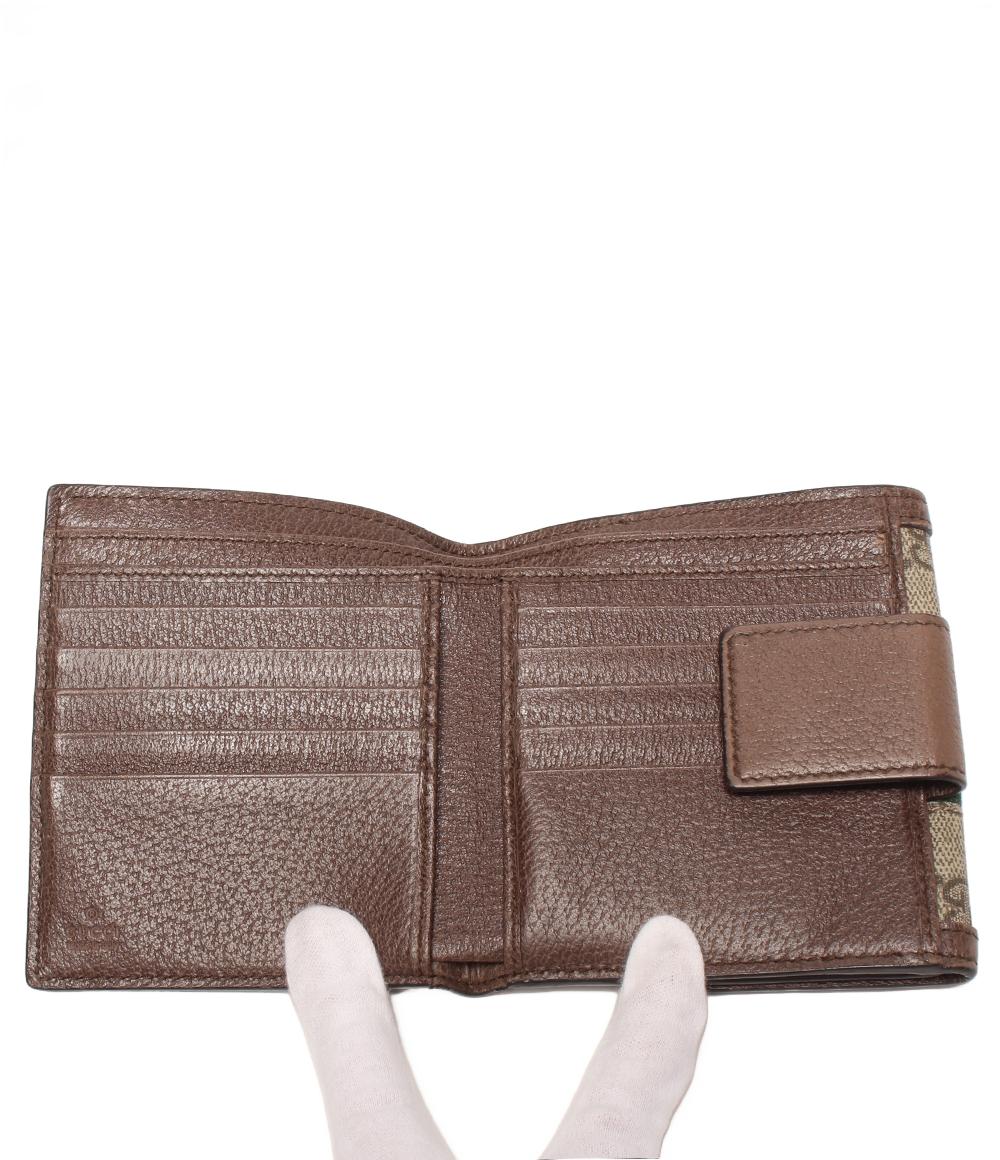 GUCCI Wホック二つ折り財布 GGスプリーム オフディア 523173 2149