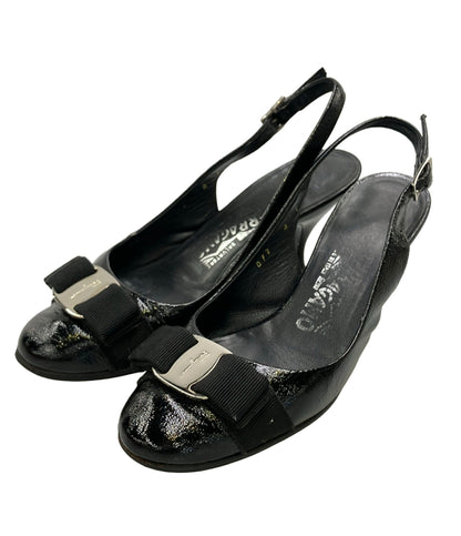 Salvatore Ferragamo バックバンドパンプス ヴァラ レディース SIZE 4 サルヴァトーレフェラガモ