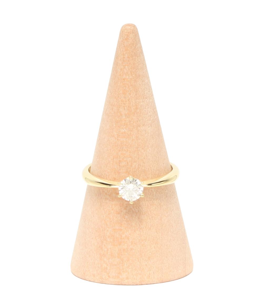 美品 リング 指輪 K18 ダイヤ0.36ct 0.04ct レディース SIZE 12号