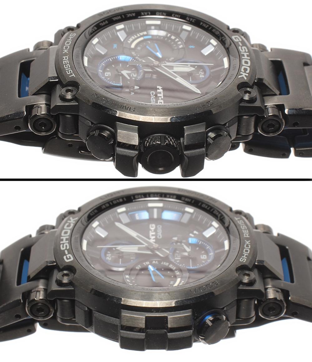 CASIO 腕時計 Bluetooth 電波ソーラー MT-G G-SHOCK ソーラー ブラック MTG-B1000 メンズ カシオ