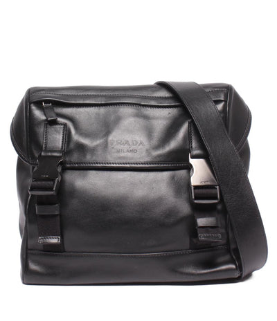 PRADA レザー ショルダーバッグ メッセンジャーバッグ 斜め掛け メンズ レディース プラダ