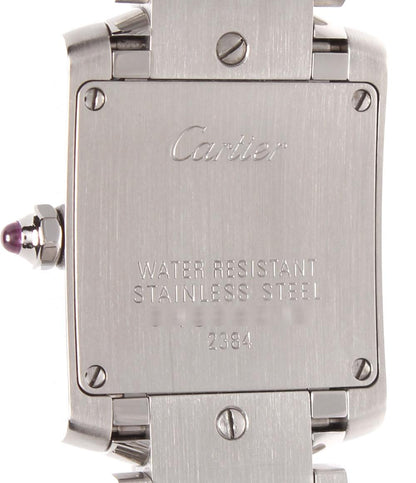 Cartier 腕時計 タンクフランセーズ SM クオーツ シェル W51028Q3 レディース カルティエ