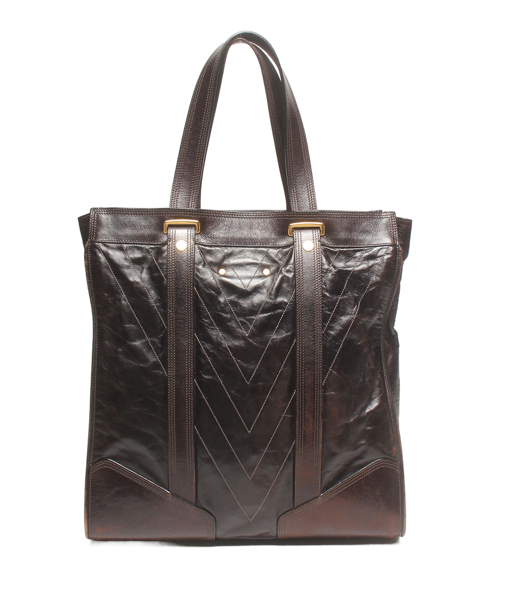 ヴィトン  難あり LOUIS VUITTON トートバッグ サックプラ キュイール ソアナ M95362