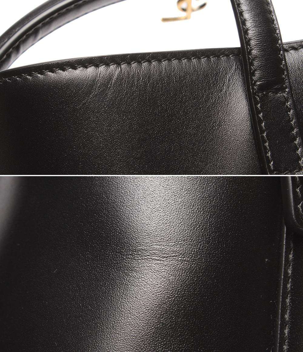 美品 SAINT LAURENT PARIS 2WAYハンドバッグ ショルダーバッグ 斜め掛け 肩掛け ミニバケットバッグ LE 37 レディース サンローランパリ