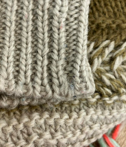 BEARDSLEY 長袖 ニット ジャガードフリンジニット BEZ1032505A0004 レディース SIZE F (M) ビアズリー