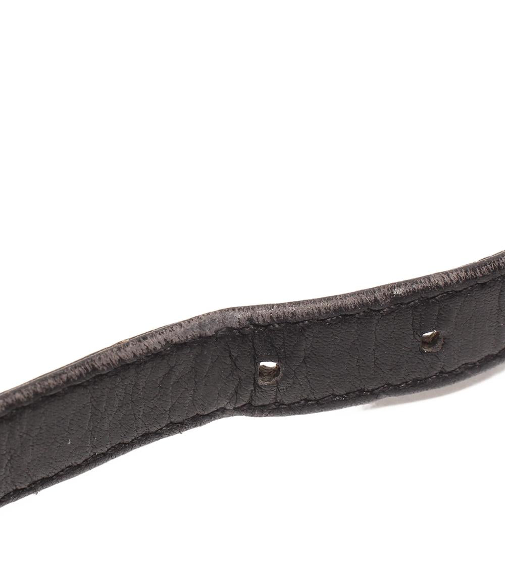 CHANEL レザー チェーンベルト COCO COIN ゴールド金具 レディース シャネル