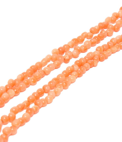 ネックレス SV ベビー珊瑚 2点セット レディース