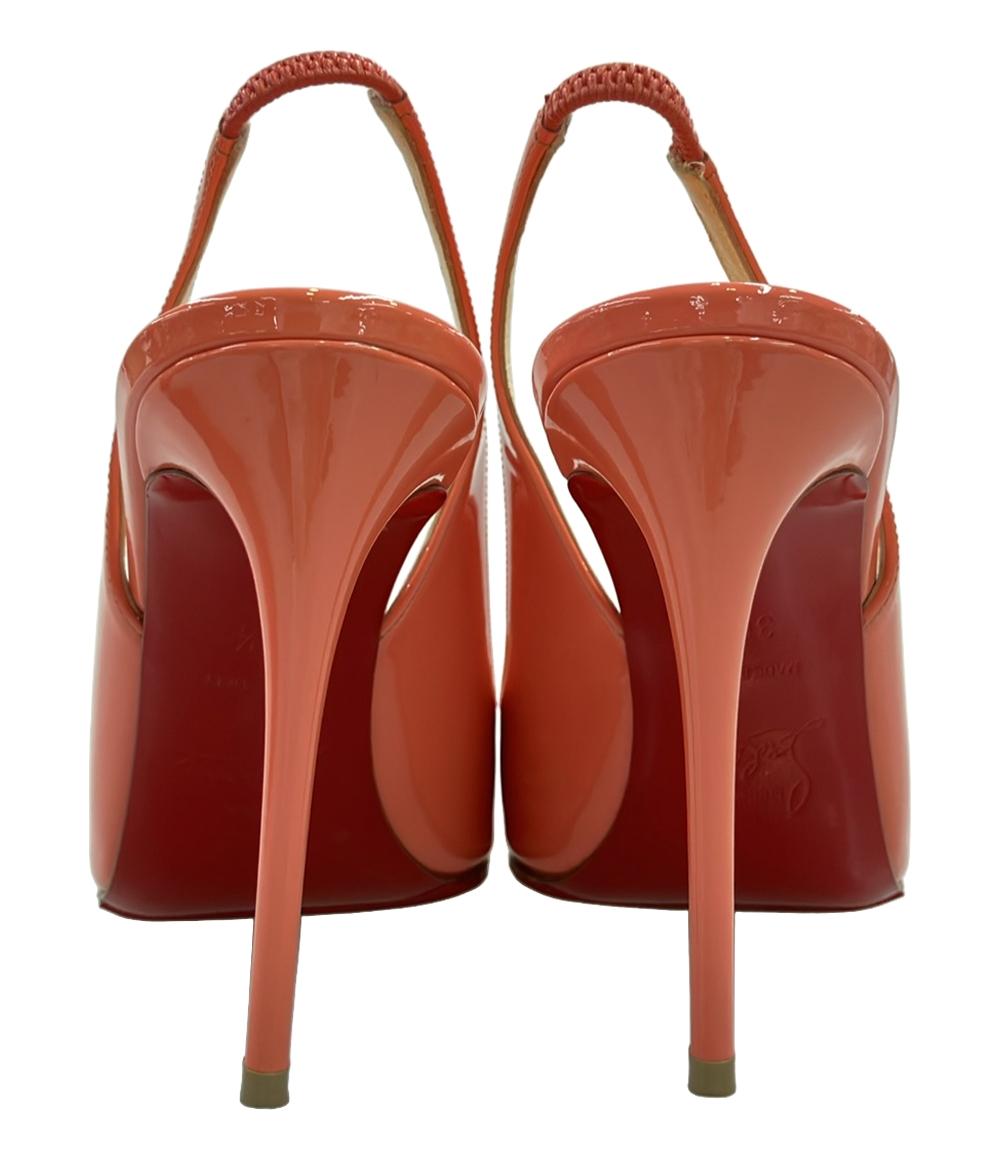 美品 クリスチャンルブタン ポインテッドトゥスリングバックパンプス レディース SIZE 36 1/2 (M) Christian Louboutin