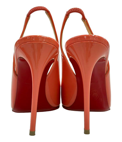 美品 クリスチャンルブタン ポインテッドトゥスリングバックパンプス レディース SIZE 36 1/2 (M) Christian Louboutin