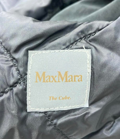 美品 マックスマーラ キルティングフーデッドロングライトダウンベスト レディース SIZE 42 (L) MAX MARA