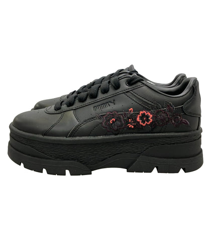美品 PUMA ローカット厚底スニーカー リヴォ EMB 401145-01 レディース SIZE 24.0 プーマ