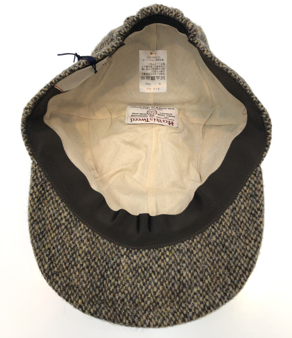 美品 ハンチング帽      メンズ SIZE 58 (複数サイズ) Harris Tweed