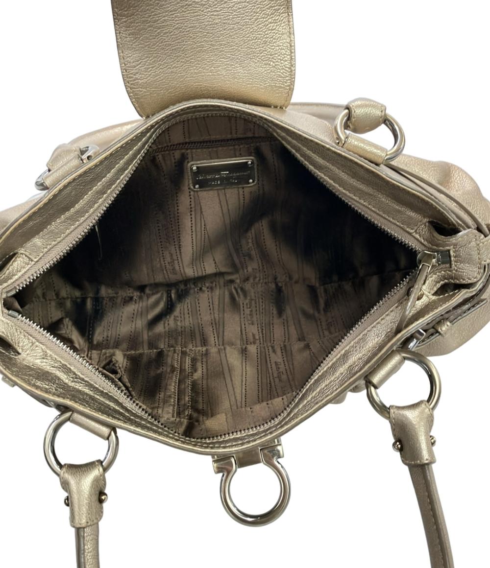 Salvatore Ferragamo ハンドバッグ レザー ガンチーニ レディース サルバトーレフェラガモ