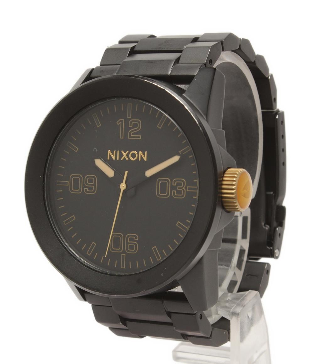 NIXON 腕時計 クオーツ ブラック 14H メンズ ニクソン
