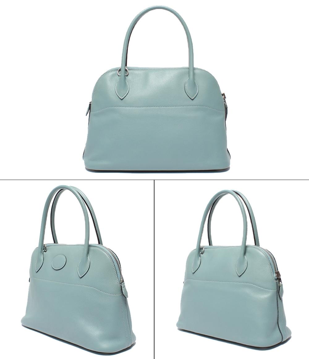 HERMES 2way ハンドバッグ ショルダーバッグ □M刻印 シルバー金具 肩掛け ボリード27 レディース エルメス