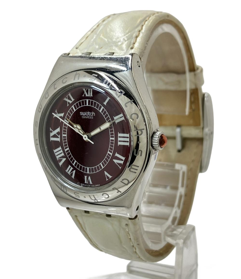 スウォッチ 腕時計 IRONY クオーツ レッド レディース Swatch