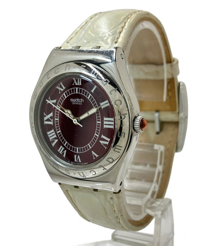 スウォッチ 腕時計 IRONY クオーツ レッド レディース Swatch