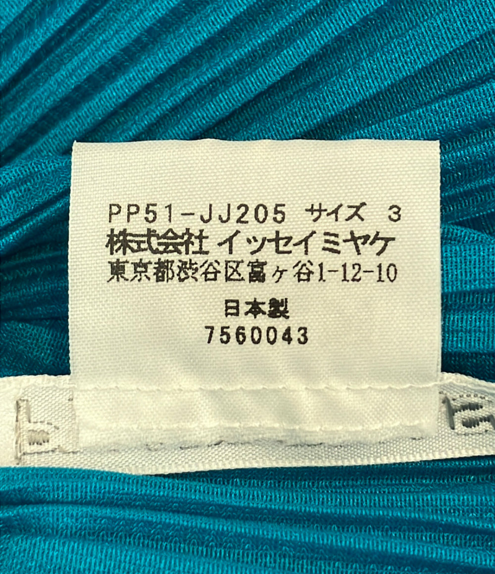 PLEATS PLEASE 長袖 変形スリーブ プリーツシャツ レディース SIZE 3 プリーツプリーズ