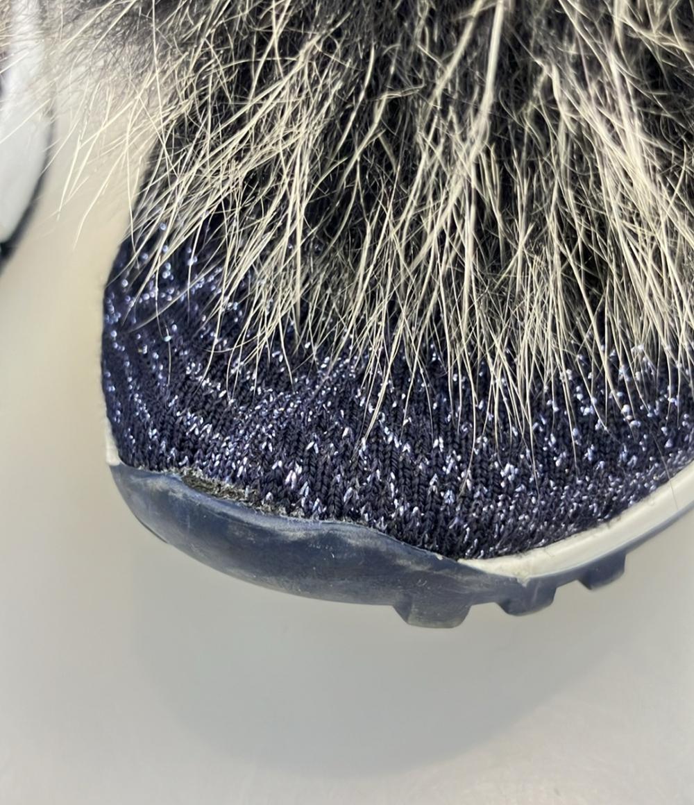 Jimmy Choo スリッポン ボンボン ニット スニーカー レディース SIZE 36 (23cm) ジミーチュウ