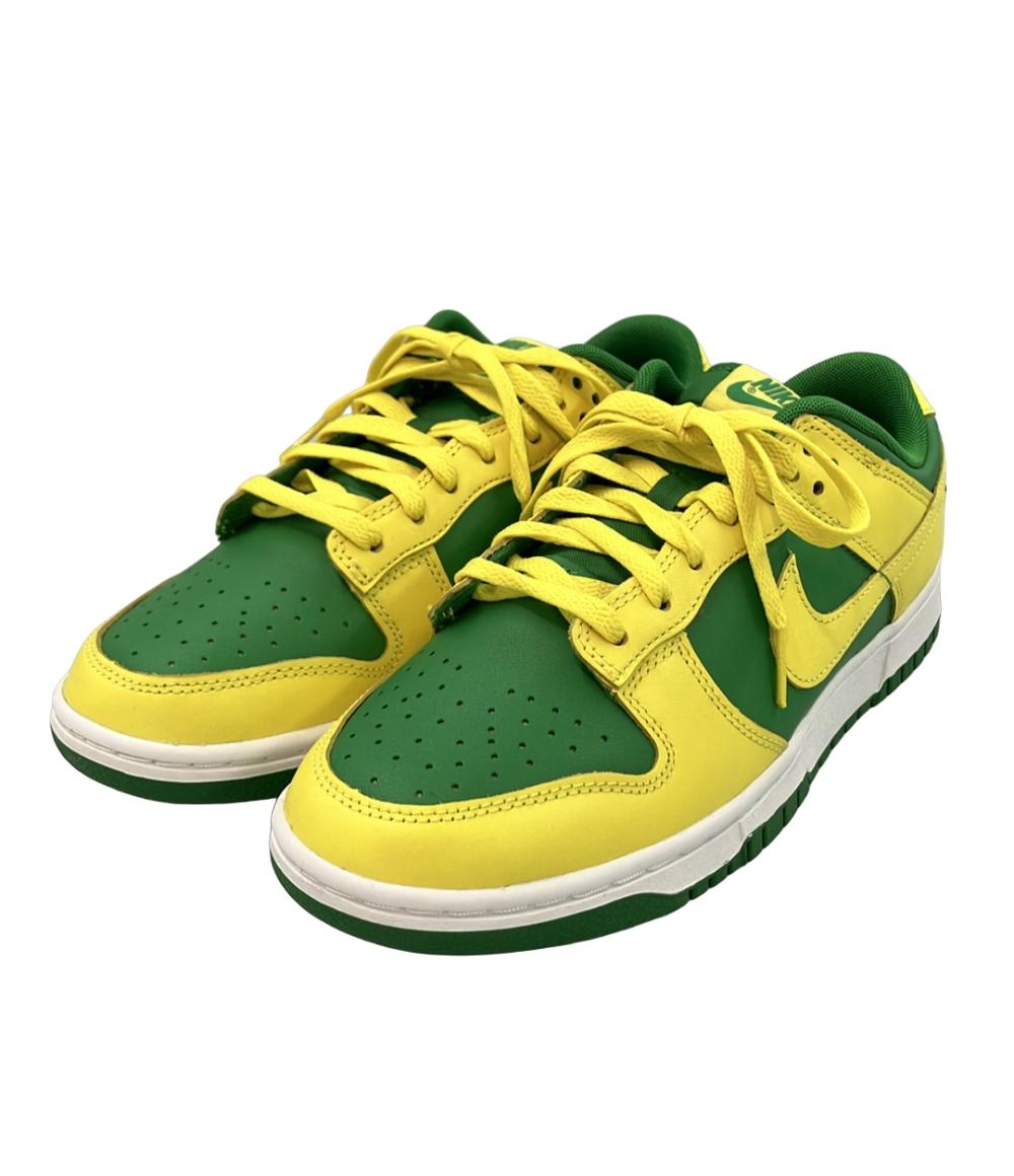 美品 NIKE ローカットスニーカー リバース ブラジル ダンク ロー DV0833-300 メンズ SIZE 26.5 (M) ナイキ