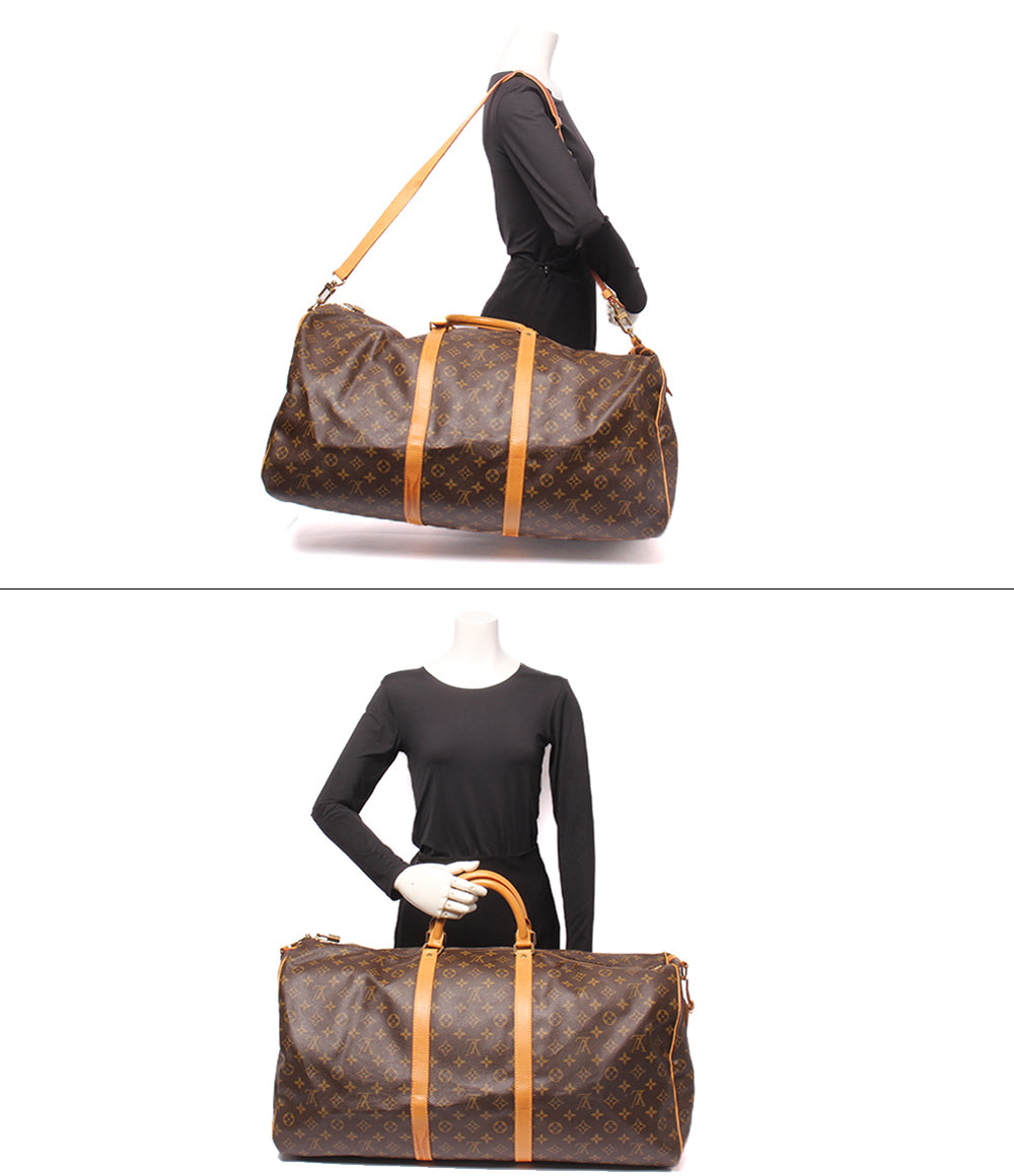 LOUIS VUITTON 2WAY ボストンバッグ ショルダーバッグ 肩掛け 斜め掛け キーポル バンドリエール 60 モノグラム M41412 レディース メンズ