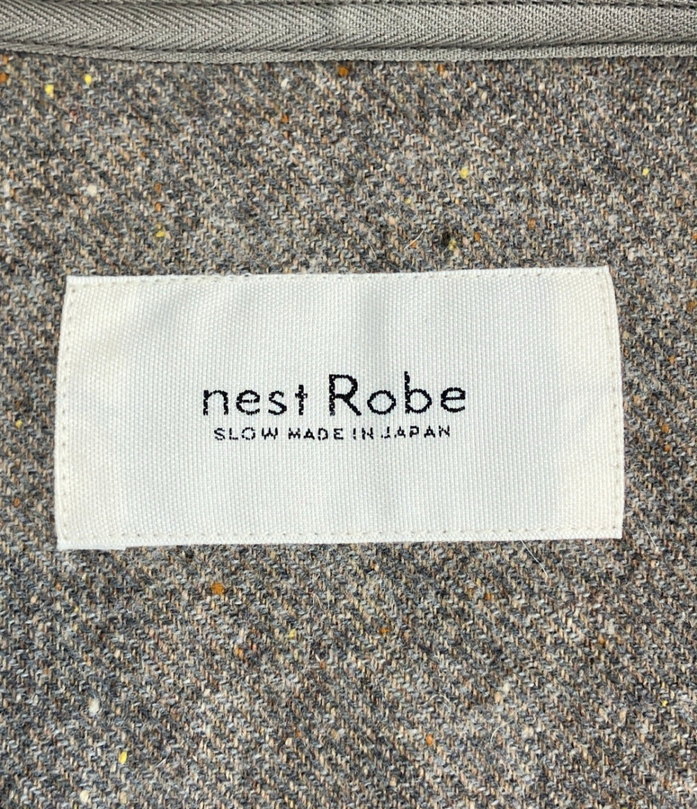 美品 nest Robe ウールネップパイルローブ レディース SIZE F (M) ネストローブ