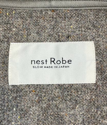 美品 nest Robe ウールネップパイルローブ レディース SIZE F (M) ネストローブ