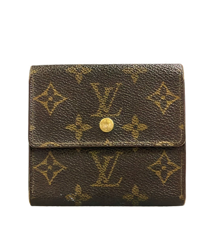 訳あり LOUIS VUITTON 二つ折り財布 Wホック ポルト モネ ビエ カルト クレディ モノグラム M61652 メンズ レディース ルイ・ヴィトン
