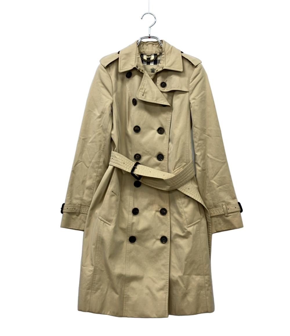 訳あり BURBERRY トレンチコート ノバチェック ベルト付き レディース